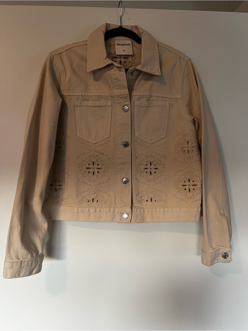 Desigual Eyelet Denim Jacket